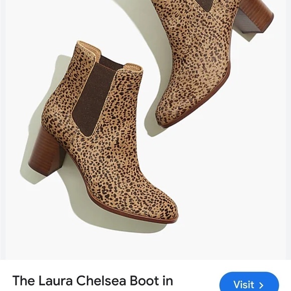 Madewell Laura Chelsea Boot is Spotted Calf Hair - Picture 2 of 10